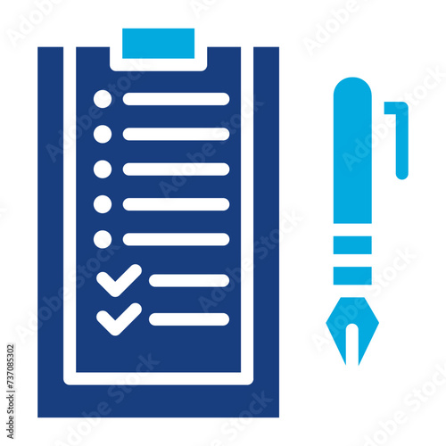 Summary List icon vector image. Can be used for Documents And Files.