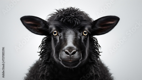 black sheep isolated