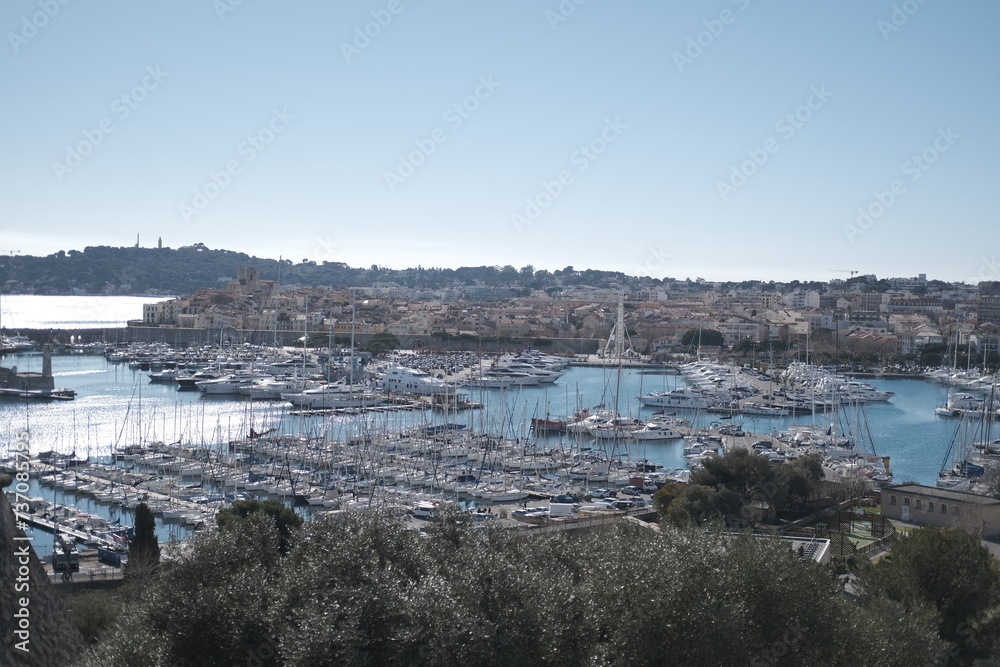 Port d'Antibes Côte d'Azur sud de la France