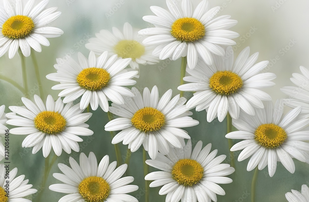 Lovely blossom daisy flowers background. Sunny meadow closeup. Daisies, wild herbs and flowers. Lovely blossom daisy flowers background. Sunny meadow closeup. Daisies, wild herbs and flowers.