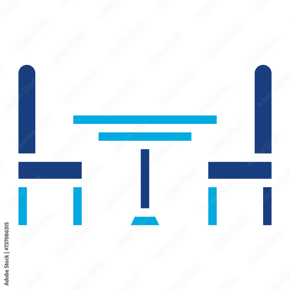 Cafe Table icon vector image. Can be used for Bar. Cafe Table icon vector image. Can be used for Bar.