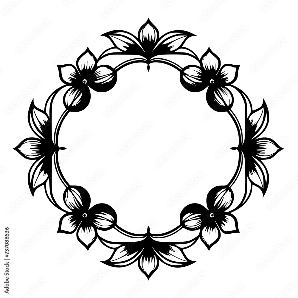 wreath SVG, wreath png, wreath frame, frame svg, frame illustration, wreath illustration, frame, vector, vintage, floral, design, decoration, pattern, ornament, flower, leaf, nature, border, 