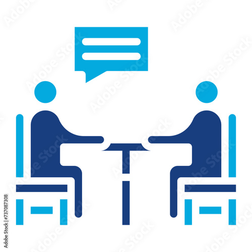 Consultation icon vector image. Can be used for Cosmetology.