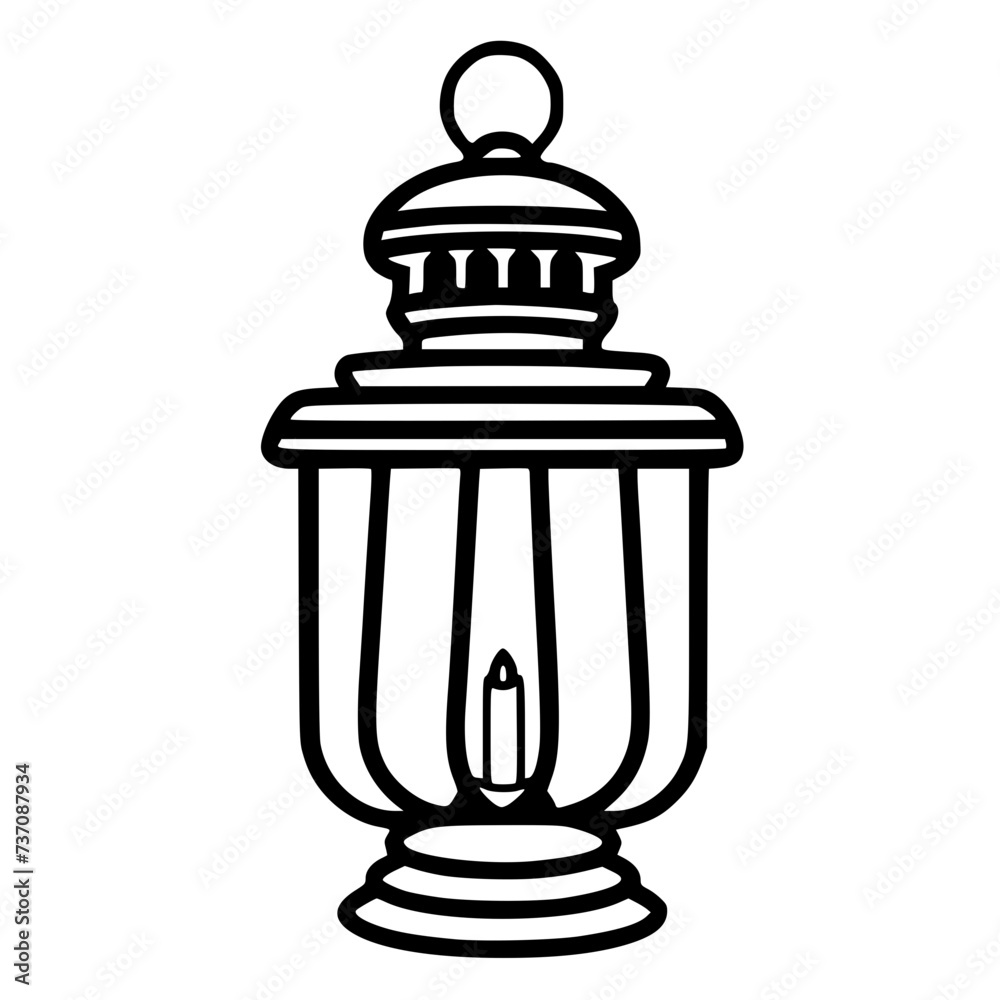 lamp, lantern, samovar, old, light, antique, metal, glass, isolated, object, vintage, candle, oil, kerosene, retro, equipment, tea, decoration, ancient, traditional, black, fire, kitchen, culture, 