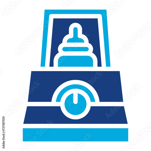 Bottle warmer icon vector image. Can be used for Maternity.