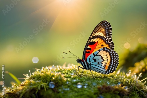 Macro Shot of a Butterfly © muhammad