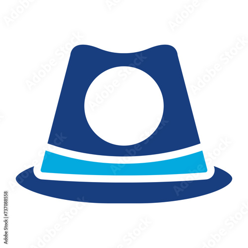 Detective Hat icon vector image. Can be used for Crime Investigation.