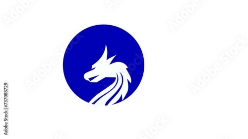 hd vector dragon logo vector backgrounds blue white color animal logo backgrounds