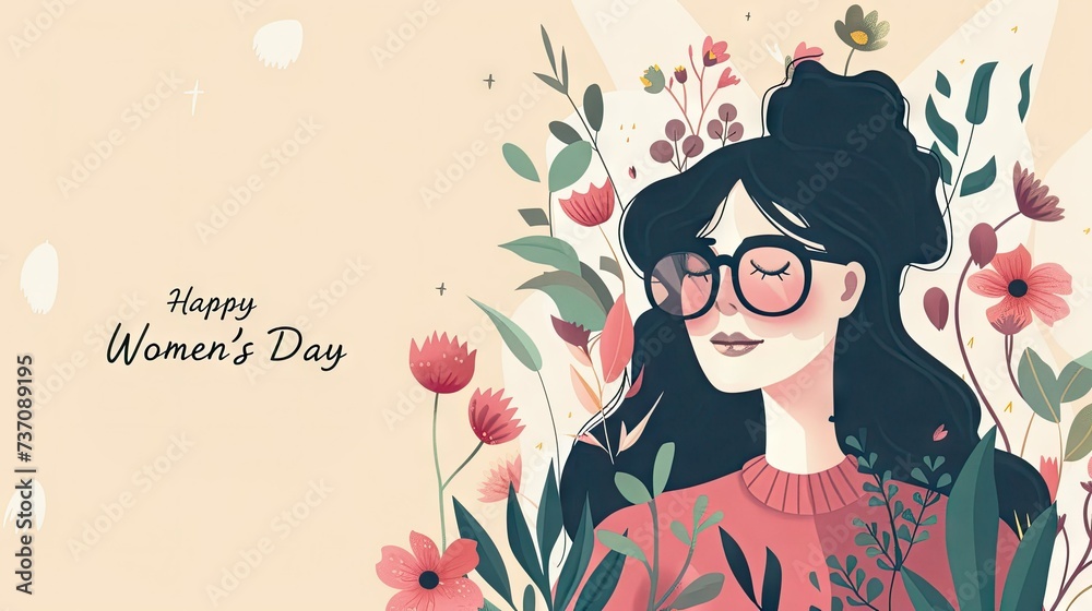 Women's Day Minimalistic Design: Empowerment and Elegance Women's Day Minimalistic Design: Empowerment and Elegance