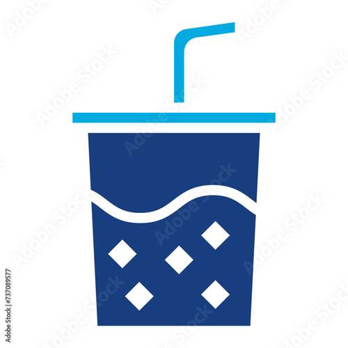 Soda icon vector image. Can be used for Water Park.