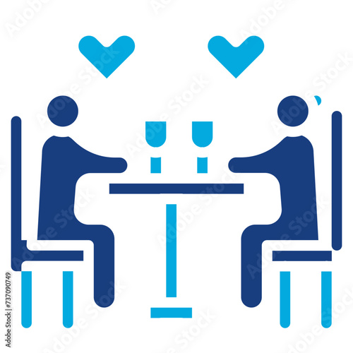 Dating icon vector image. Can be used for Archeology.
