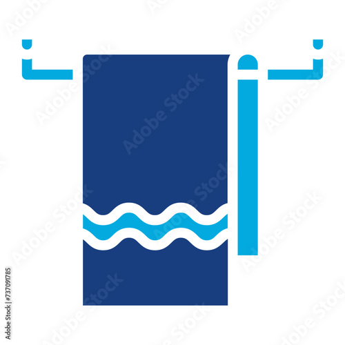 Towels icon vector image. Can be used for Laundry.