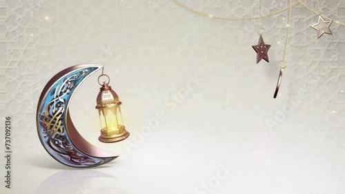 Islamic Opener and background for invitation, ramadan, eid, mawlid, meraj photo