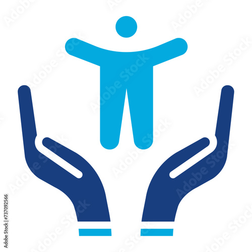 Adult Day Care icon vector image. Can be used for Home Services.