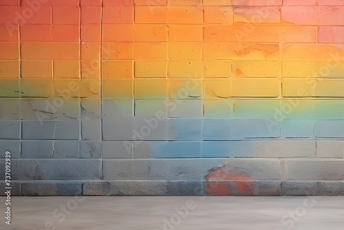 Painted concrete background .generative ai photo