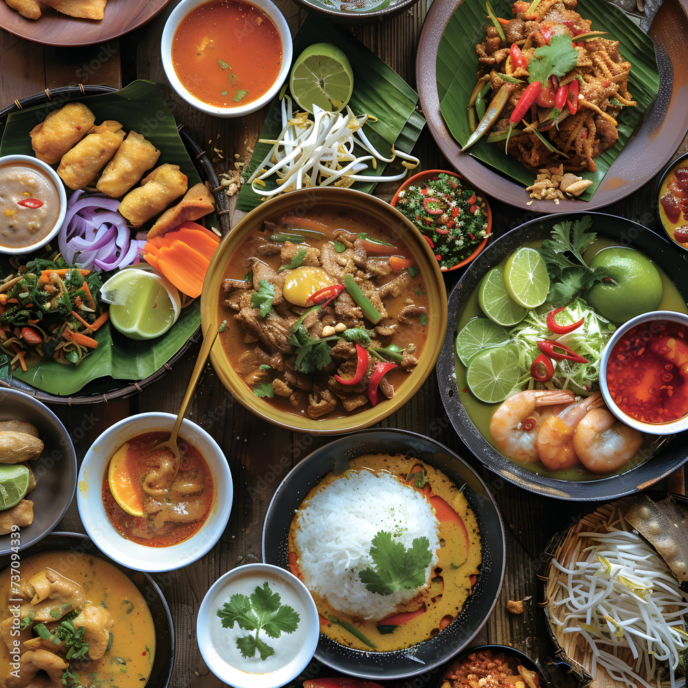 the diversity of flavors, colors, and textures that make Thai food uniquely appealing and globally loved.