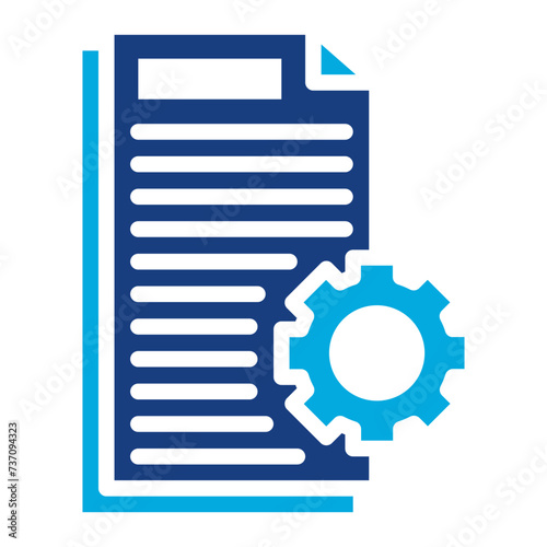 Documents Management icon vector image. Can be used for Human Resource.