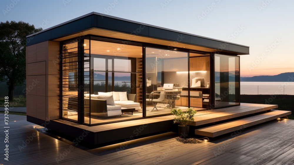 Fototapeta premium Modern portable house