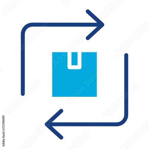 Exchange icon vector image. Can be used for Online Store.