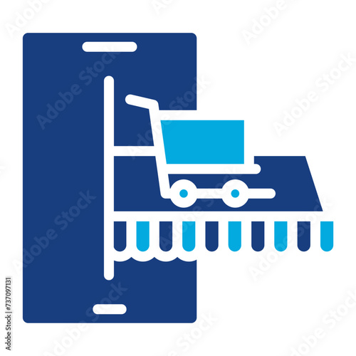 Online icon vector image. Can be used for Online Store.