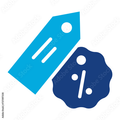 Tags icon vector image. Can be used for Online Store.