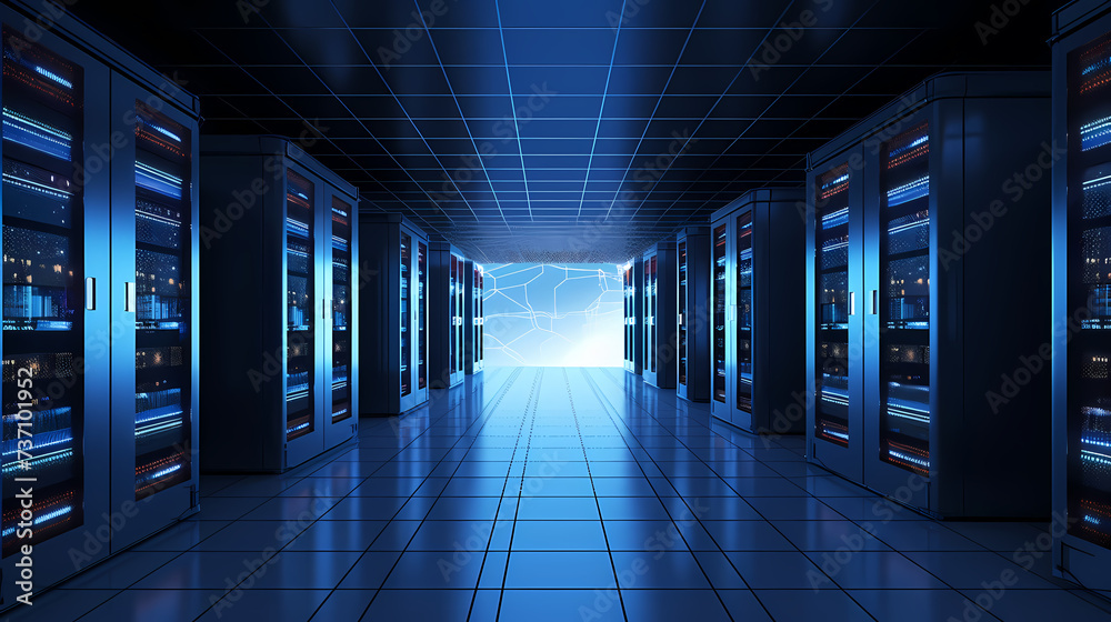 Data center server room