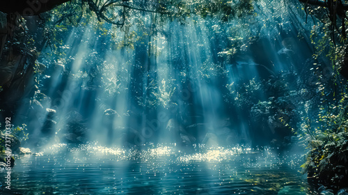 Enchanted Forest: A Captivating Fantasy Photography Journey © Az_Background