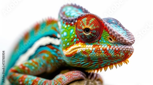 chameleon close up. © Yahor Shylau 