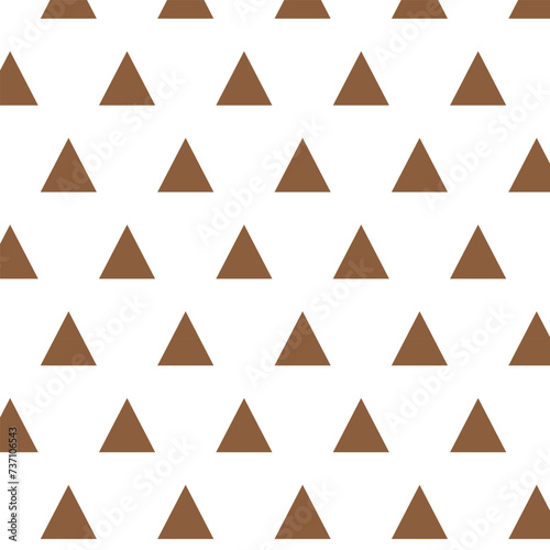 abstract seamless repeatable brown triangle pattern.