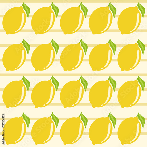 Lemon Seamless Pattern 3