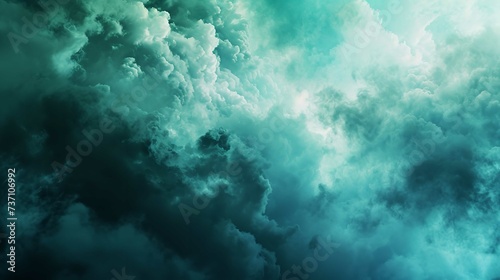 Abstract Blue Green Background with Texture