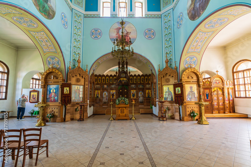 Interior of the Cathedral of St. Nicholas in Pavlovsk. photo