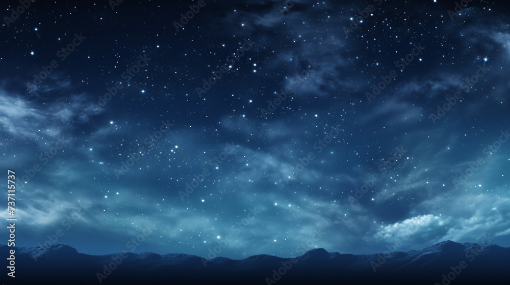 Starry sky background