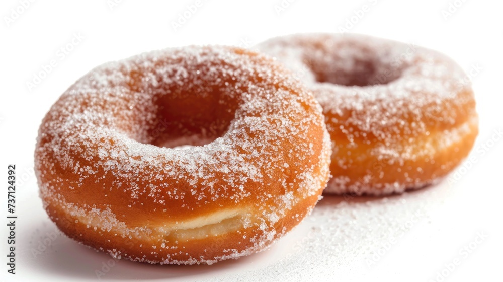 Exquisite donuts filled with chocolate.