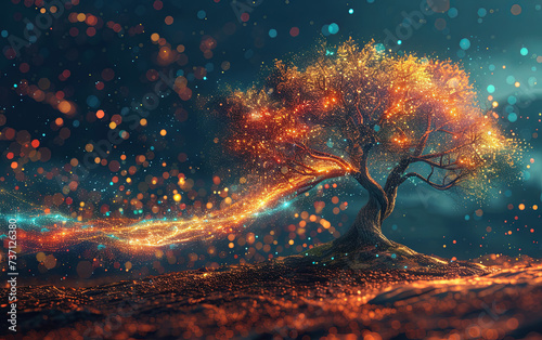 tree color particle  © liquid2000