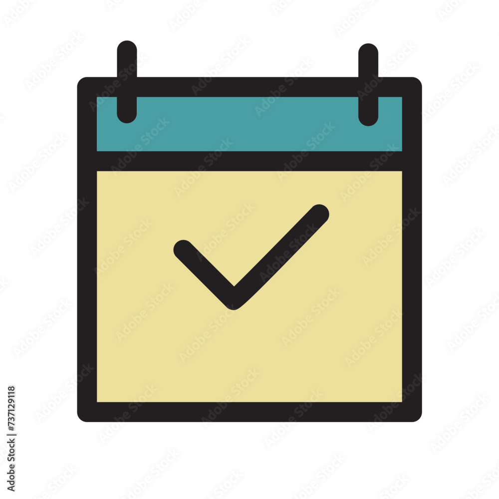Calender Clock Date Time Watch Filled Outline Icon Calender Clock Date Time Watch Filled Outline Icon