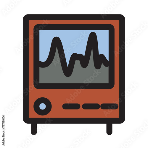 Appliances Ecg Electronic Modern Technology Filled Outline Icon