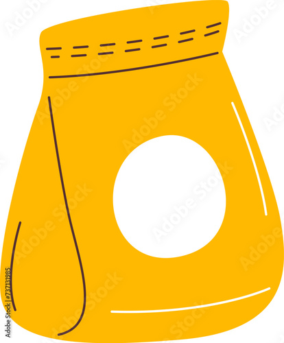 Paper Package With Food