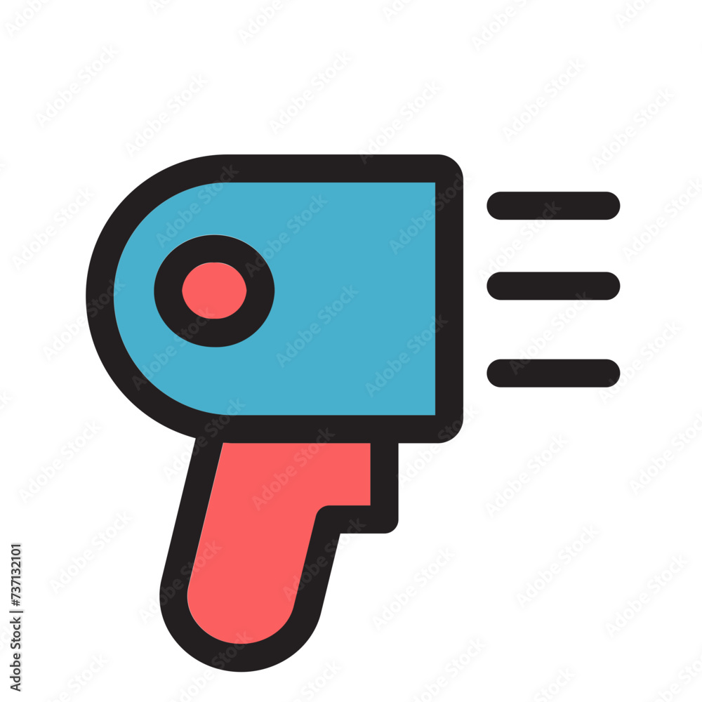 Accessories Clothes Fashion Hair Dryer Man Women Filled Outline Icon Accessories Clothes Fashion Hair Dryer Man Women Filled Outline Icon