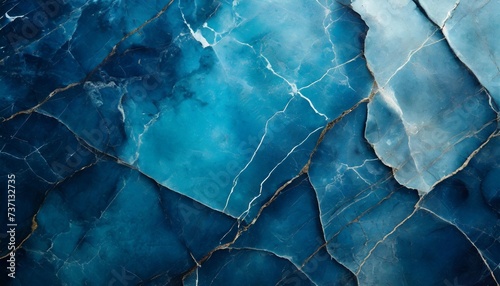 blue marble or cracked concrete background as an abstract mystical background or marble or concrete texture