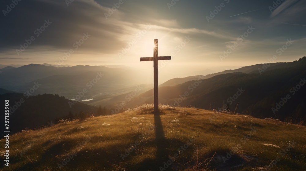 The Sun Kissing The Cross Of Benevolence The Sun Kissing The Cross Of Benevolence