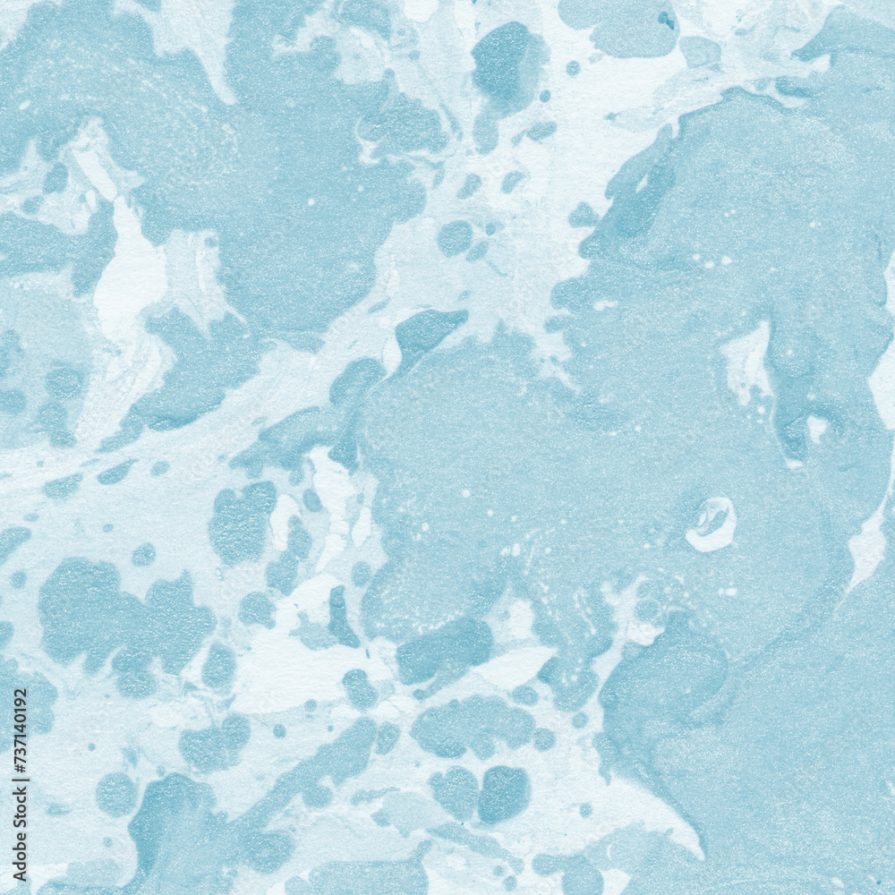 Blue ink marble background