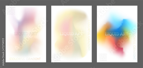 The gradient. A colorful template for the cover, poster, banner and print. Vector background for printing