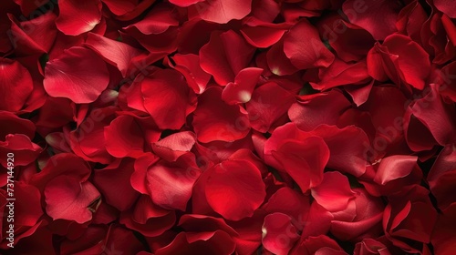 Red Rose Petals Texture Background