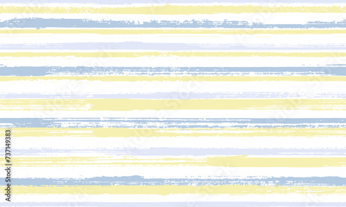 Pain freehand grunge stripes vector seamless pattern. Pretty interior wall de...