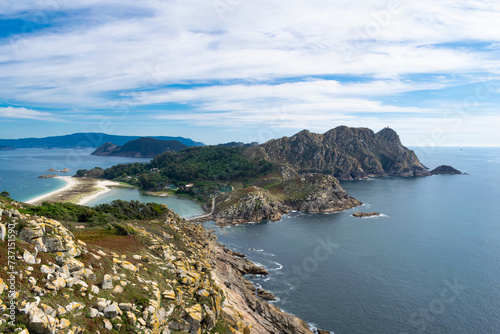 Majestic View Of The Natural Park Of The Cies Islands in Vigo. Galicia - Spain © Chris DoAl