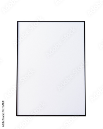 Frame mock up isolated on white background, 3d render