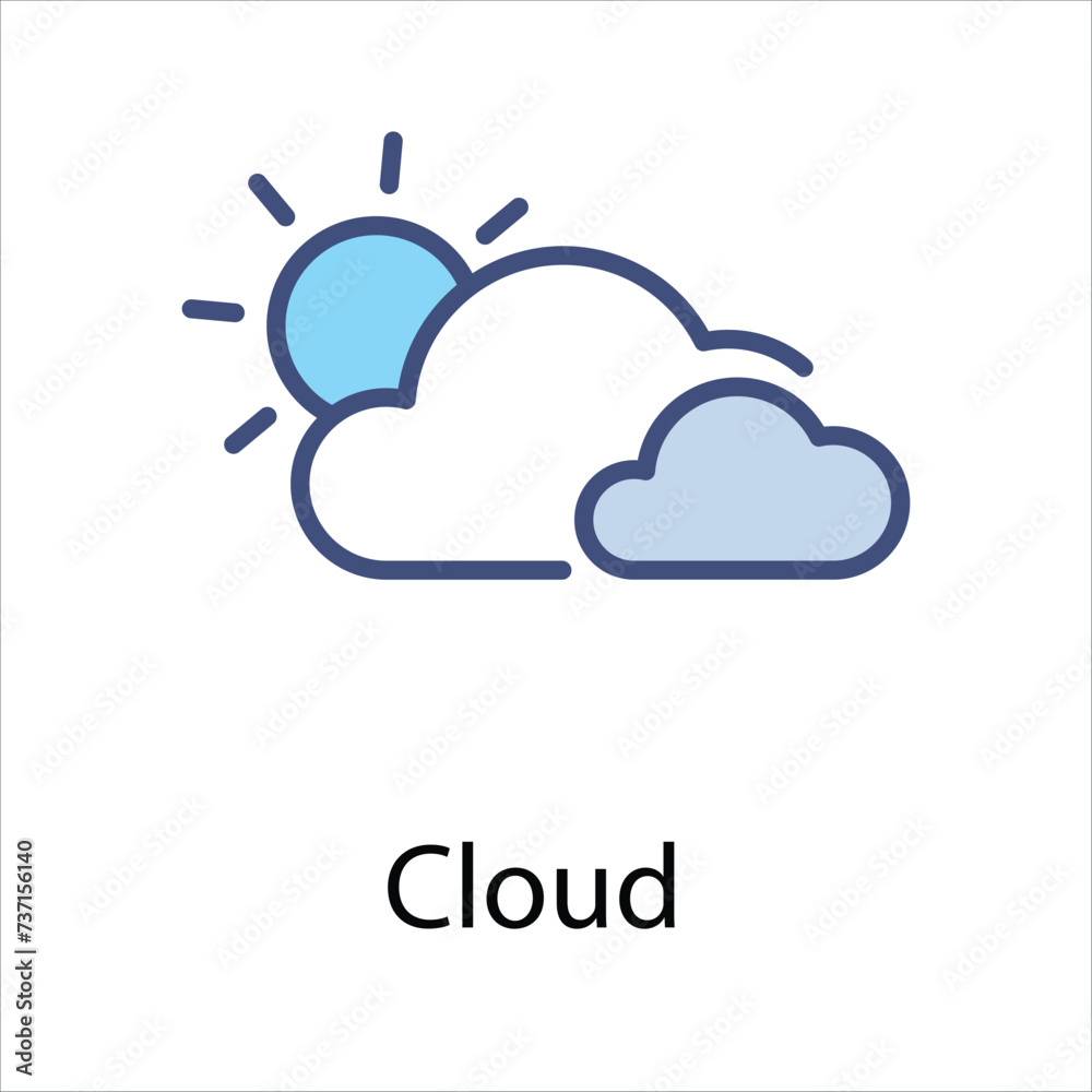 Cloud Icon vector, Such Line sign as autumn, Submission of autumn icons. Vector Computer Isolated Pictograms for Web on White Background Editable Stroke stock illustration Cloud Icon vector, Such Line sign as autumn, Submission of autumn icons. Vector Computer Isolated Pictograms for Web on White Background Editable Stroke stock illustration