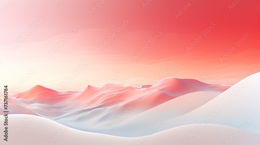 background with a mountain range foreground and sky background.