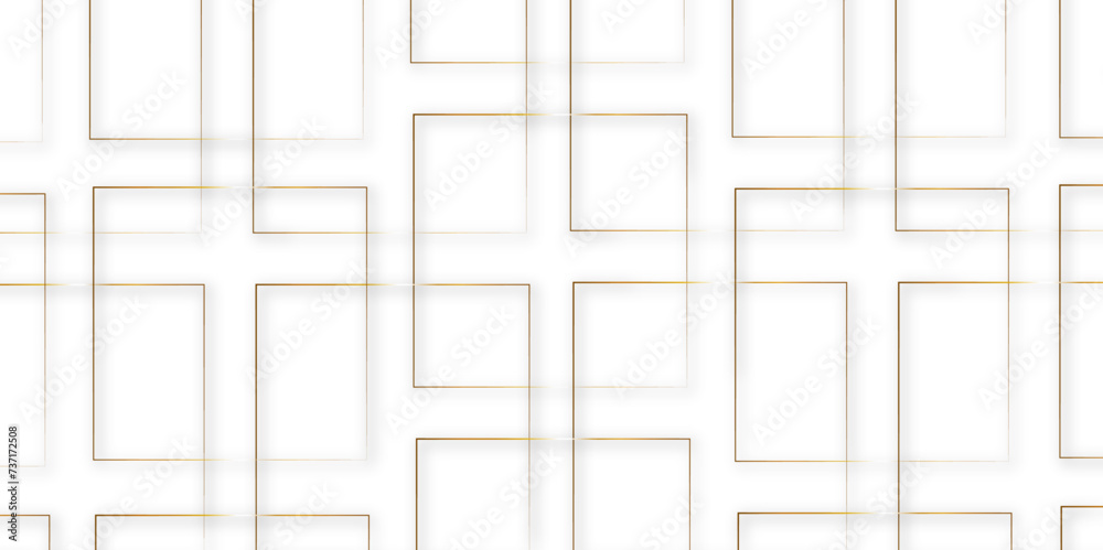 abstract background golden squre stock line ceramic tile wall. White ...